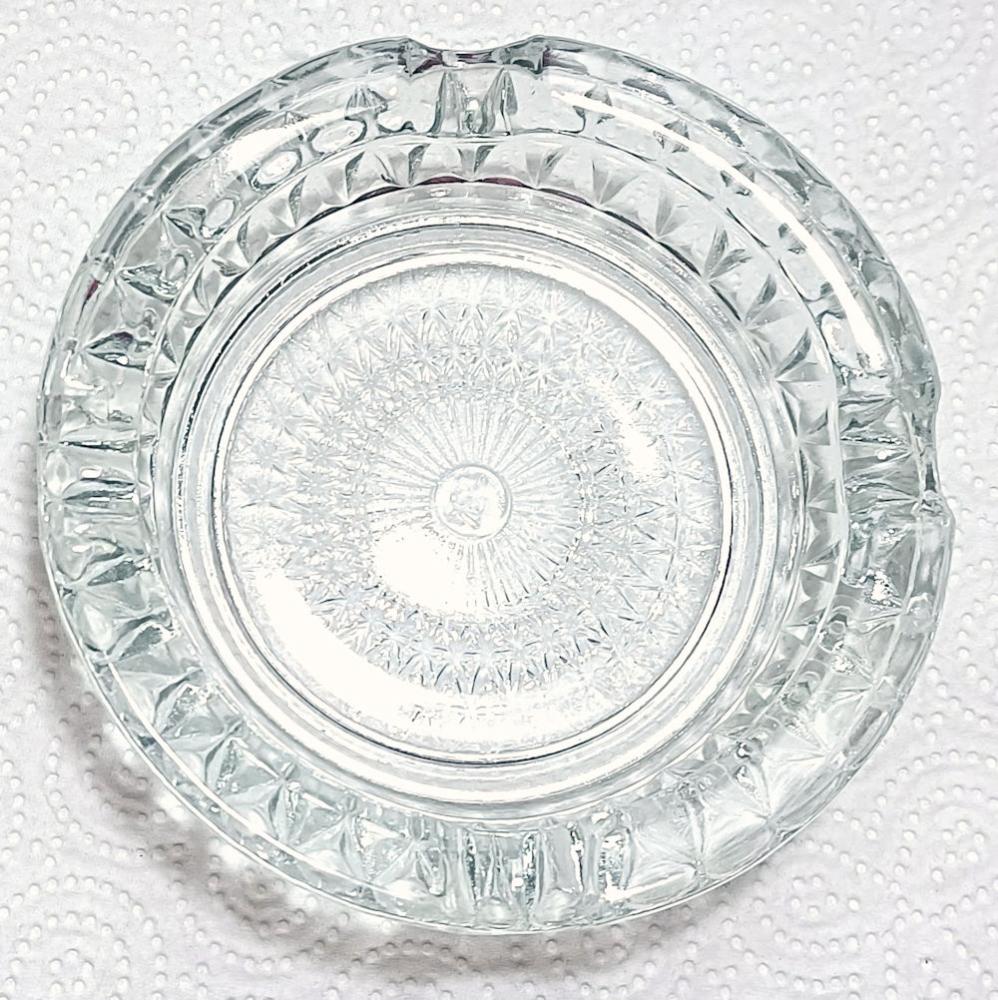 Vintage Aschenbecher aus Glas & Bleikristall